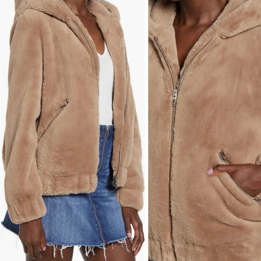 Blank NYC Teddy Fur Faux Coat